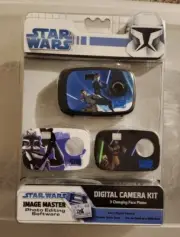NEW 2008 Star Wars Clone Wars Digital Camera Kit Changing Face Plates Ahsoka NIP