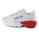 Fila Disruptor 白色 網布 運動休閒鞋 女款NO.J0741【新竹皇家 5-C113V-126】