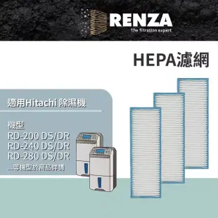 適用 Hitachi 日立 RD-200DS/DR/FS/FK/FR 240 280 320 360 除濕機 HEPA濾網 濾芯 濾心