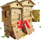 2X Auto Seep Bee Hives Honey mini Boxes Beehive + 20 x Beekeeping Brood Frames
