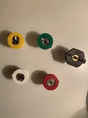 Quick Connect Spray Nozzle, Nozzle Size: 15, Max Pressure: 5000 psi, 5 PK