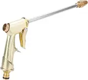 Fdit Omni-Directional Spray Car Washing Water Gun Tyrant Gold Extension Gun 360 Degree Rotating Nozzle, Durable Aluminum Alloy and Brass Material, for Car Washing/Watering Flower/