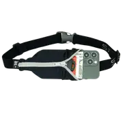 SPIbelt - Original Running Belt - Black (Titanium Zip)