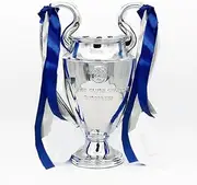 ZEIXITOO 6/12in Champions Trophy Soccer Trophy Sports Awards Cup Champions Trophy Replica Resins Football Cup Fans Souvenir with Colorful Ribbons