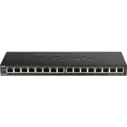 Dlink 259417 D-link Switch Dgs-1016s 16-port Gigabit Unmanaged Metal Desktop