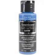 DecoArt Americana Multi-Surface Satin Acrylic Paint 2oz-Blue Bird DA5-30-27