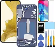 ZTOOYO【 US Version】 AMOLED for Samsung Galaxy S22+ Plus 5G Screen Replacement for Samsung S22 Plus Screen Replacement with Frame SM-G906u G906a G906w LCD Display digitizer Touch Screen Assembly Black