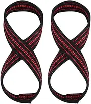 Deadlift Straps Figure 8 Loop Weight Lifting Strap Prevent Grip Slip Cross Training Strong Weightlifting Wrist Guard for Power Lifters weightlifters Workout Enthusiasts