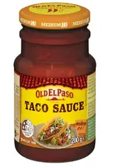 2 x Old El Paso Taco Sauce Medium 200g