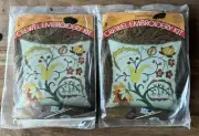 2 NEW Pauline Denham Crewel Embroidery Pillow Kit Flowers Jacobean Knife Edge