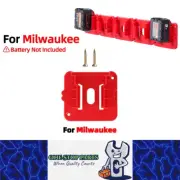 1 x Battery Holder Wall Mount Battery Storage Dock for Milwaukee M18 18V Battery