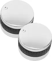 BESPORTBLE Replacement BBQ Grill Knobs Gas Stove Knob Covers 2 Pack Control Knobs Comfortable to Hold for BBQ Camp Stove Oven