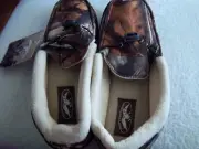 Duck Commander Realtree Max-4 Camo Boy's Mud-Puppy Slides Size 6 Brand New