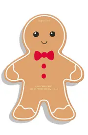 sugarfina Gingerbread Man 2-Piece Candy Bento Box