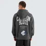 [Nena and Pasadena AFL] Carlton Blues AFL Vintage Hoodie Pigment Asphalt