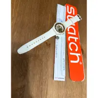 在飛比找蝦皮購物優惠-Swatch 白色 手錶