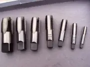 Pipe Thread Taps BSP parallel in 1/8-1/4-3/8-1/2-5/8-3/4-1" one each size 7pcs