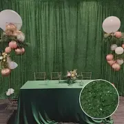 8x8 feet Shaggy Fringe Polyester Backdrop CURTAIN Panel Party Events Decorations