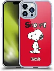 Head Case Designs Officially Licensed Peanuts Snoopy Characters Gel Case [Military Grade Protection] Compatible with Apple iPhone 13 Pro Max