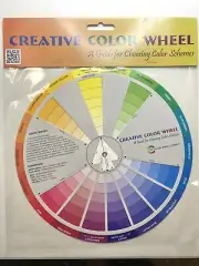 Artist Creative Paint Color Wheel 9.25" Guide Choosing Color Schemes Style 3389