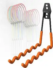 Tennis Racket Storage Rack,Heavy Duty Wall Mount Badminton Racket Stand Hold 6 Racks, Tennis Racket Hanging Hook Load-Bearing 25kg, for Badminton Rackets Tennis Rackets Tool