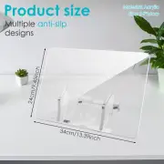 Textbook Stand Holder Sturdy Reducing Fatigue Adjustable Acrylic Book weJQl