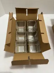 Tealight Candle Holder Set of 12- Clear Glass Votive Candle Holders Bulk NEW