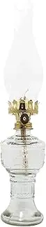 Oil Lamps Kerosene Lamp Vintage Glass Oil Lamps with Replaceable Clear Shade Hurricane Lamp Vintage Lighting Kerosene Oil Lamp Retro Churches Lamp