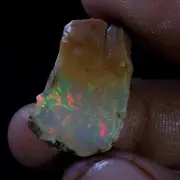 10.90 Cts 100% Natural Ethiopian Opal Rough Speicemen Jumbo Fire Loose Gemstone