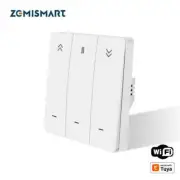 WiFi Roller Shade Switch Wall Push Switch Work with Tuya Alexa Echo Go