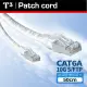 【美國T3】CAT6A S/FTP 2M 10G 雙遮蔽 網路線(電競 NAS)