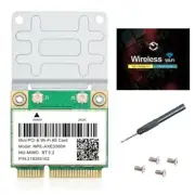 WiFi 6E Half Mini PCI-E WiFi Network Card 802.11AX AC MPE-AXE3000H 2.4GHz 5GH...