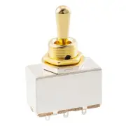 Musiclily Pro Gold 3 Way Metal Box Style Pickup Selector Guitar Toggle Switch