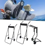 Outboard Boat Motor Stand Bracket with 2 Wheels