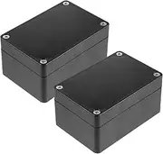 Angoily Plastic Waterproof Enclosure DIY Box Electric Junction Box Sealed Waterproof Design Outdoor Use 100x68x50mm 2pcs Set
