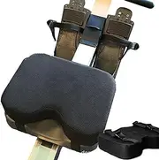 XIANLIAN Canoe Rowing Gel Seat Pad, 3 In Thick Concept 2 Rowing Machine Seat Pad With Washable Cover,Thicker Memory Foam Straps For Exercise Recumbent Stationary