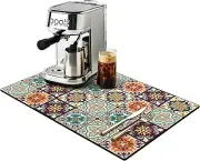 Coffee Mat Stylish for Kitchen Counter, Suitable Under Coffee Machine, Washable,