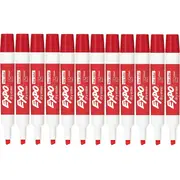 Expo Whiteboard Marker Chisel Tip Red Box 12