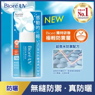 蜜妮 Biore 含水防曬 清透水凝露 90ml / 保濕水凝乳 70g