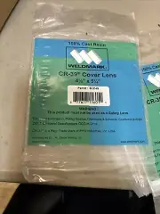 Weldmark 8CC45 Cast Resin Cover Lens Filter 4-1/2 x 5 1/4" CR-39 NEW Lot of 5