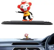 Car Phone Number Plate,Funny Temporary Parking Sign - Cartoon Skateboard Monkey, Car Decorative Accessories, Car Dashboard Decor for Most Vehicles