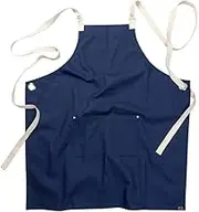 Chef Works Unisex Byron Cross-Back Apron, Navy
