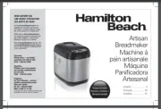 Hamilton Beach Artesian Bread Maker Machine Owner & Recipe manual (only!) 80 pgs