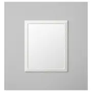 Hampton Mirror, White