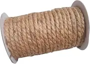 Operitacx 1 Roll Jute Twine Rope: Heavy Duty Jute Twine String - Versatile Cat Post Wrapping Rope for Crafts Garden Packing Wedding Decor DIY Projects