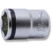 Koken 3450M-15 3/8 Sq. Dr. Socket 15mm Nut Grip Length 27mm