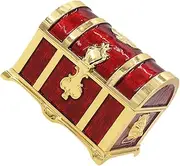 Cabilock Box Retro Style Treasure Box for Compact Decorative Storage Box for Home present and Crafts Lightweight and Smooth Finish for Treasure Keepsakes