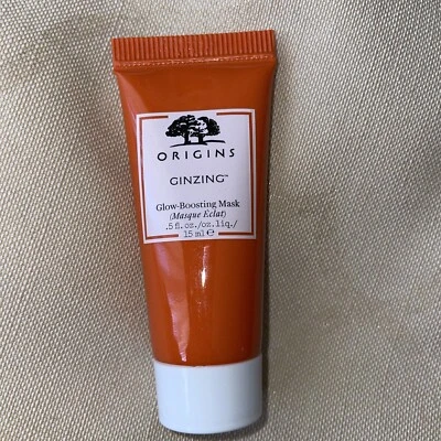 Origins Ginzing Glow-Boosting Mask 15mL 0.5oz Travel Mini SIZE New