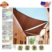 9' x 12' x 15' Brown Right Triangle Sun Shade Sail - 95% UV Protection