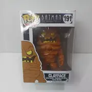 Funko Pop Vinyl Heroes Batman The Animated Series Clayface # 191 + Protector